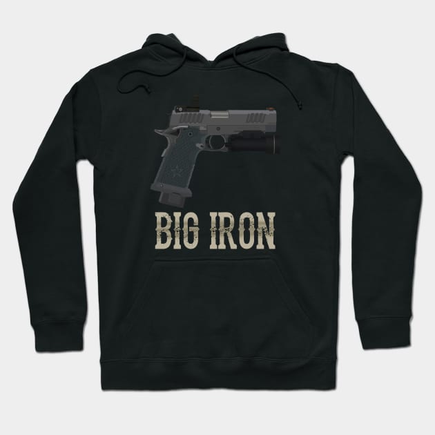 Big iron Hoodie by 752 Designs